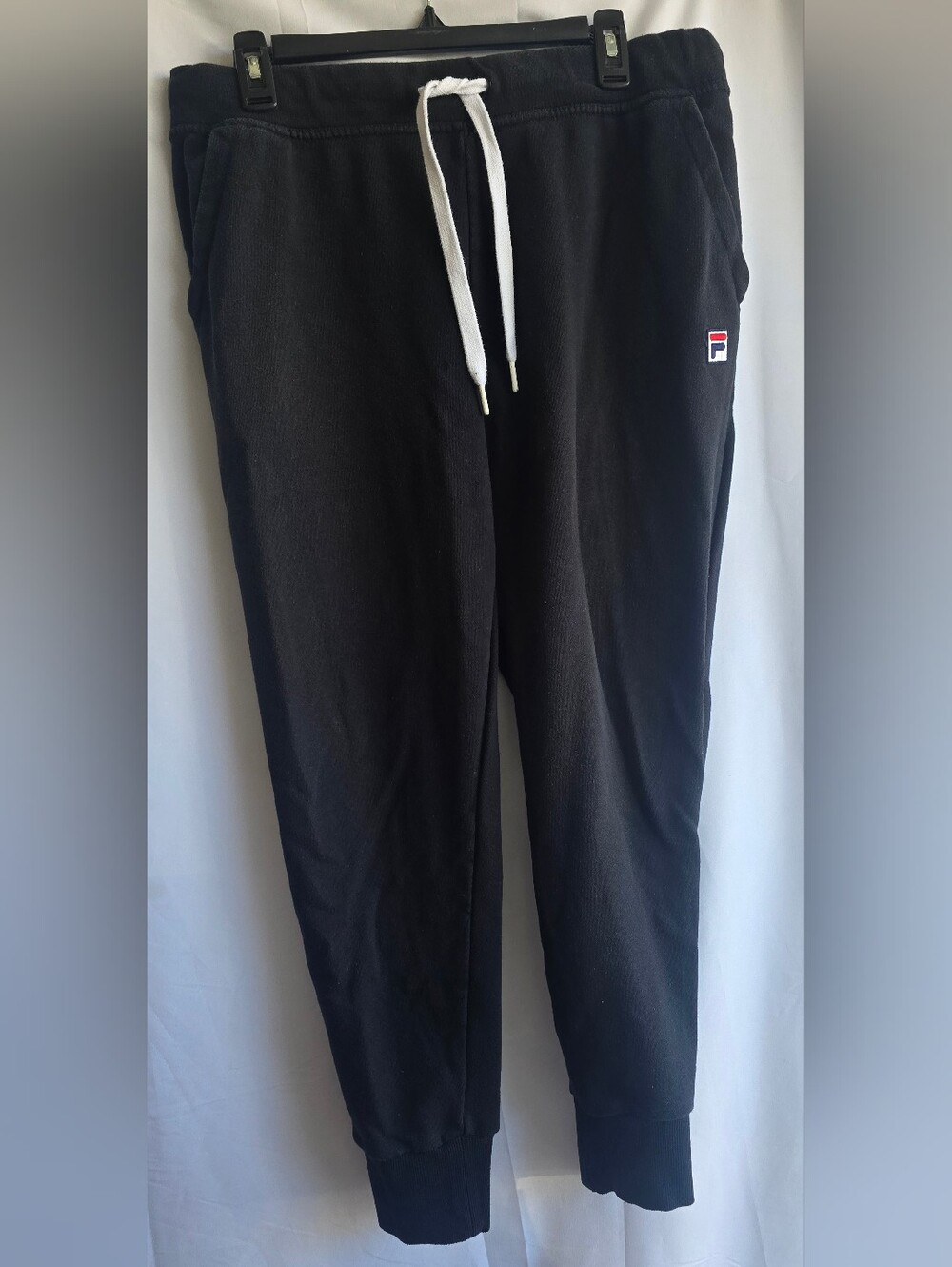 Fila Black Men’s Jogger Pants with Drawstring, XL